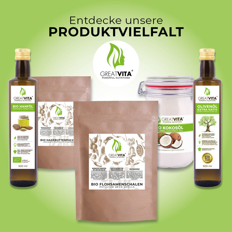GreatVita Produktvielfalt