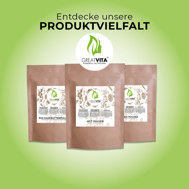 GreatVita Produktvielfalt