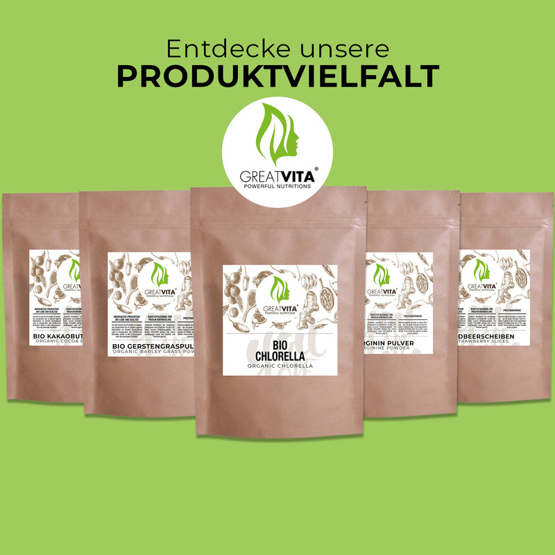 GreatVita Bio Chlorella Tabletten vielfalt