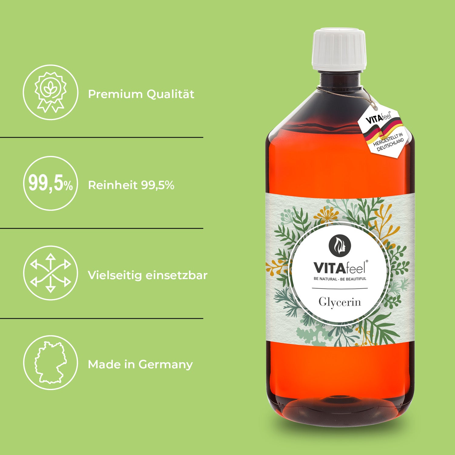 Glycerin – 99,5 % hochrein
