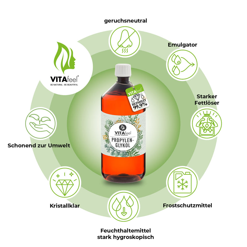 VitaFeel Propylenglykol, 1000 ml merkmale