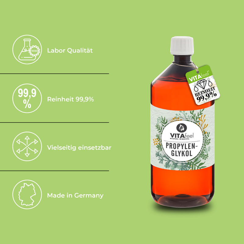 VitaFeel Propylenglykol, 1000 ml merkmale